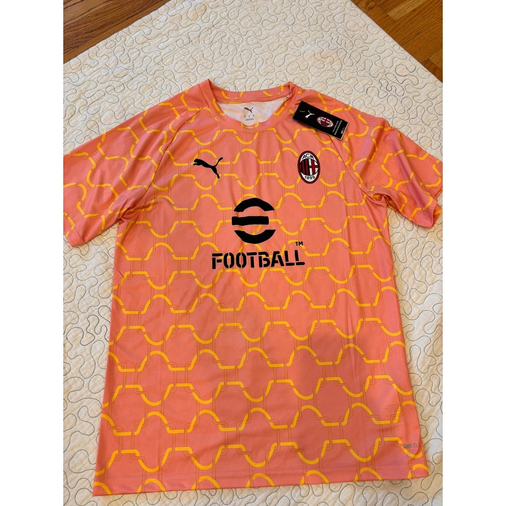 Puma AC Milan‎ Men Size Medium Training Jersey Football DryCell Soccer